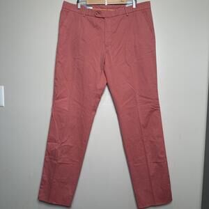 J. McLaughlin NWT Men's 40x36‎ Chino Pants Weather Red Taylor Unhemmed NWT $155